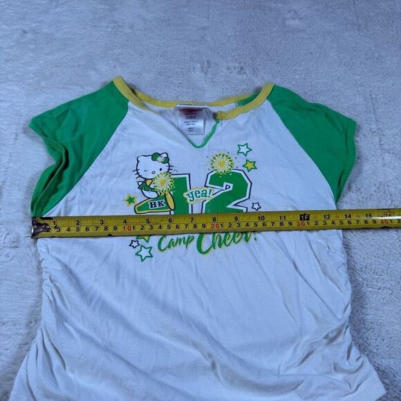 Vintage Y2K Hello Kitty Sanrio Cheerleader Baby T Tee Shirt - Picture 4 of 5